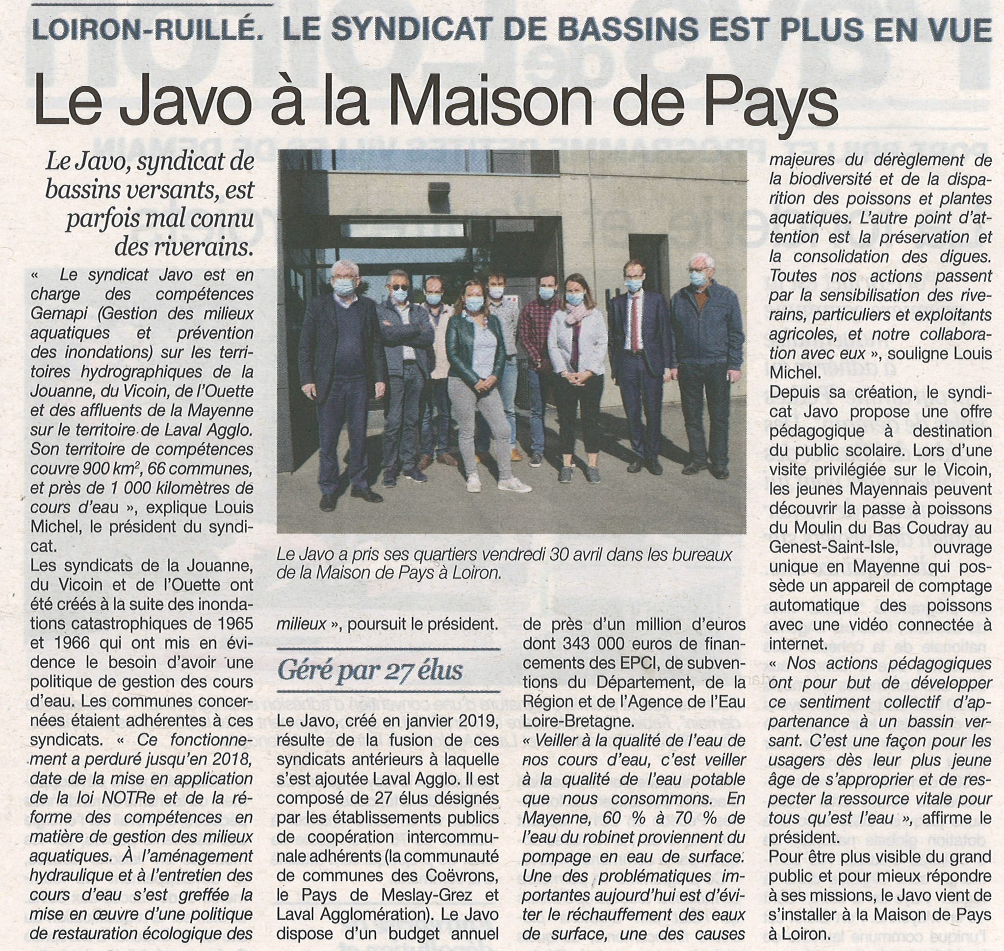 CM du 06/05/2021 - Installation JAVO à la Maison de Pays